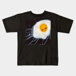 Egg Outsider Art Acrylic Painting Abstract Artwork Kids T-Shirt